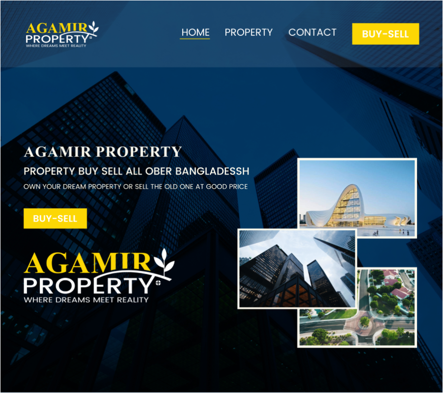 real state website design agamirproperty